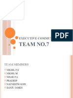 Team No.7: Executive Communication