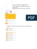Cómo Subir Tareas y Documentos A Google Classroom PDF