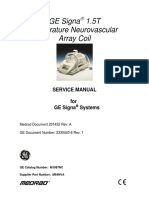 GE Signa 1.5T Quadrature Neurovascular Array Coil