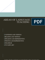 Areas of Language Teaching
