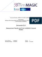 Deliverable D2.2 Measurement Results and Final Mmmagic Channel Models