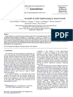 CFD Phenomenological Model of Solid-Liquid Mixing in Stirred Vessels