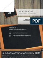 HUKUM ADAT Pertemuan 2