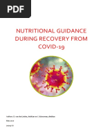 Nutritional Guidance During Recovery From Covid 19