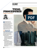 Analytical Procedures: Technical Excellence