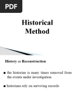 Historical Method