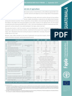 Socio-Economic Context and Role of Agriculture: Selected Indicators 2007 2009 2012