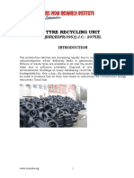 Project Report On Tyre Recycling Unit