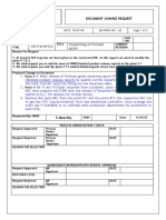 SOP/FA/WH-03 Dispatching of Finished Goods: Document Change Request