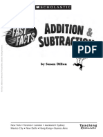 Fast Facts - Addition & Subtraction PDF