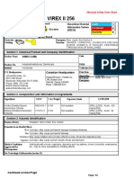 MSDS Material Safety Data Sheet for Virex II 256 Disinfectant