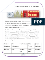 Gap Fill Resource - London PDF