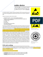 Electrostatic-Sensitive Device: ESD-safe Working