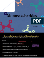 Monosaccharides Group 1
