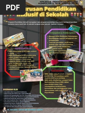 Poster Pendidikan Inklusif Kumpulan D Subkumpulan 6