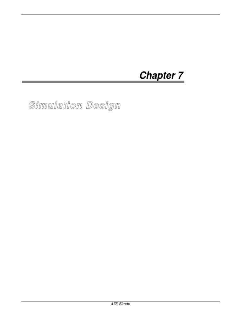 07 Simulation Design | PDF | Simulation | Conceptual Model