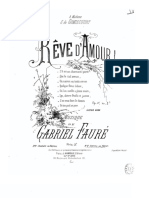 Faure - Reve D'amour (F) PDF