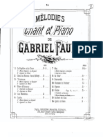 Faure - Seule (G) PDF