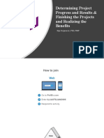 14 Determining Project Progress and Results & Finishing The Projects and Realizing The Benefits