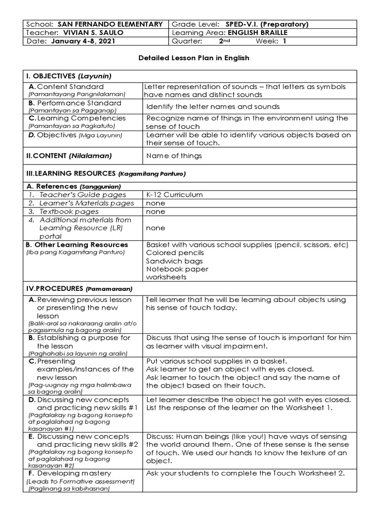 English Q2 WK1 | PDF | Learning | Neuropsychological Assessment
