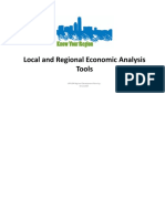 Local and Regional Economic Analysis Tools: URP 804 Regional Development Planning 03.12.2020