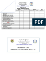 Grade 5 Ilang-Ilang Releasing and Retrieval Modules: Liwan West Elementary School