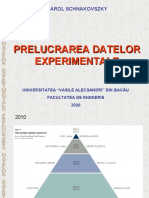 Prelucrare Date Experimentale - 1 5
