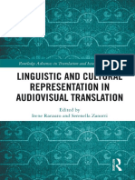 Linguistic and Cultural Representation in AVT, Ranzato, Zanotti