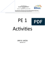 BISU PE 1 Activities