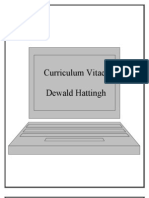 Curriculum Vitae Dewald