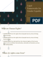 Legal Frameworks For Gender Equality