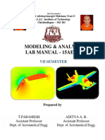 Modeling & Analysis Lab Manual - 15ael77: Vii Semester