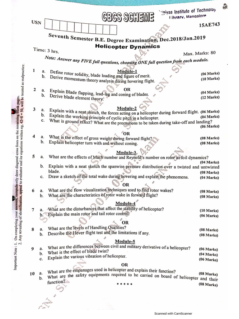 7th Sem AE Question Papers PDF | PDF