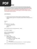 Machine Learning Lab (17CSL76)