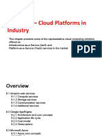 Chapter 9 - Cloud Platforms in Industry