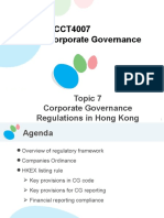 Topic 7 - CG Regulations in HK