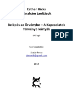 Esther Hicks - Belépés Az Örvénybe - A Kapcsolatok Törvénye Kártyák