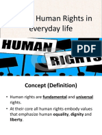 Topic 4 Human Rights in everyday life