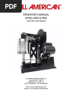 8000 - 9000 Operating Instructions PDF