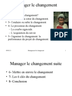 7 - Manager Le Changement