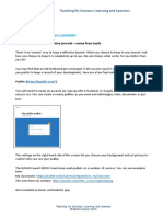 LTFS LandL WK 1 Reflective Journal Tools PDF