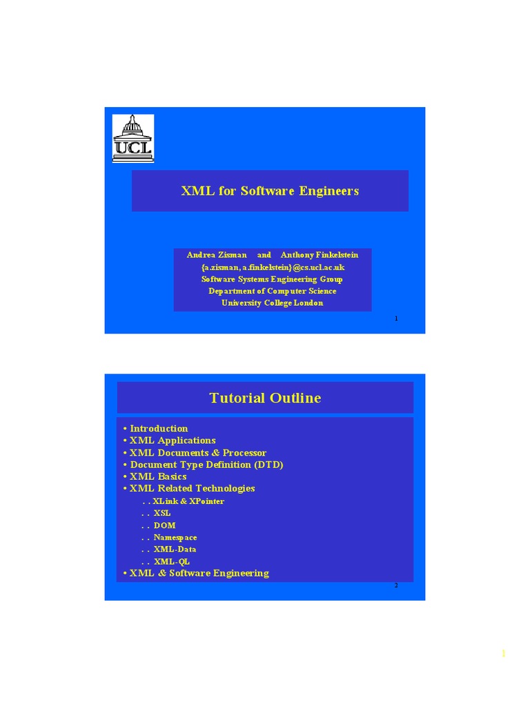 XML Fundamentals for Software Engineers | PDF | Xml | X Path