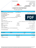 La Fiche D'identité D'entreprise Avant La Transaction Entre Miled Et Le Père de MAM