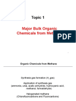 Topic 1: Major Bulk Organic Major Bulk Organic Chemicals From Methane