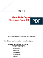 Major Organic Chemicals from Ethylene