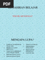 Kemahiran Belajar (Mengingat)