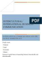 INTERCULTURAL BUSINESS COMM