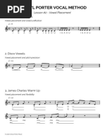 L02 Vowel Placement - Cheryl Porter Vocal Method