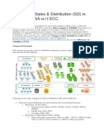 Differences in ECC and S4hana Sales