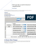 S4 HANA SD Data Simplification